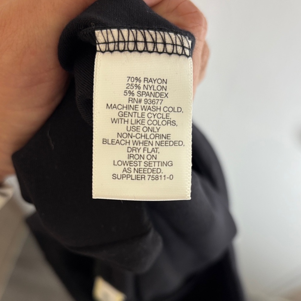 NWT Liz Claiborne Black Weekend Slimming Pants Women Size XL - Picture 11 of 11